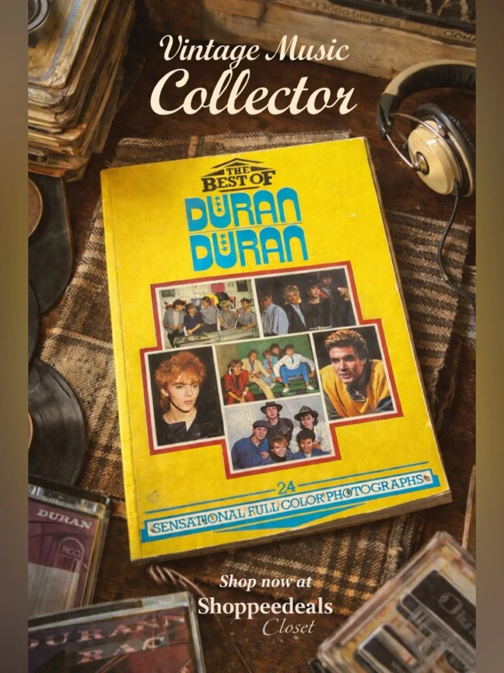The Best of Duran Duran Vintage Photo Book 1980s Music Collectible